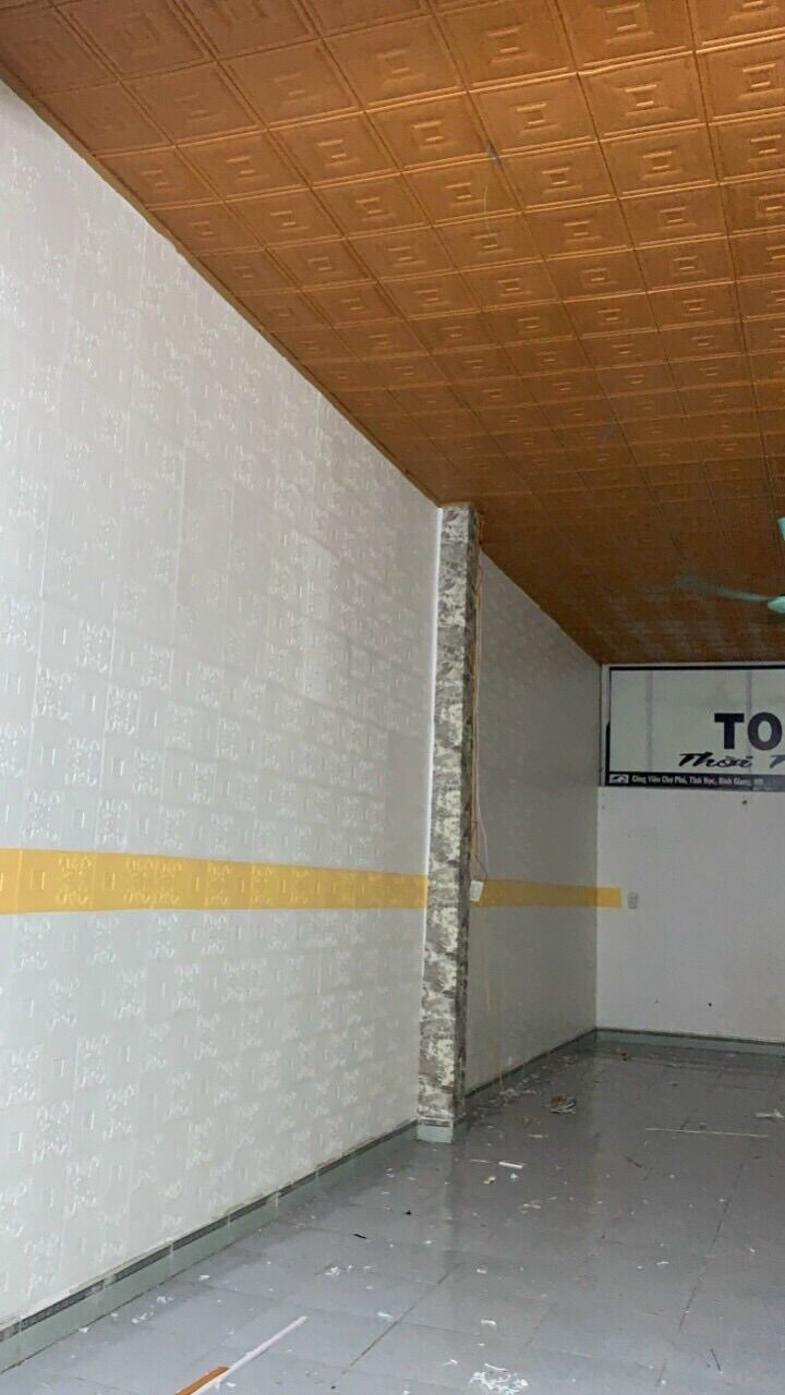 Xốp dán tường 3D hoa văn tim