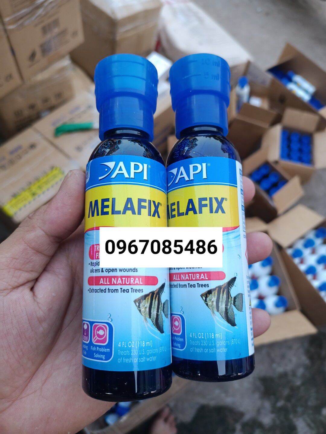 Melafix dung dịch kháng khuẩn cao cấp của mỹ chai 118ml , ngăn nấm , ngừa bệnh cho cá