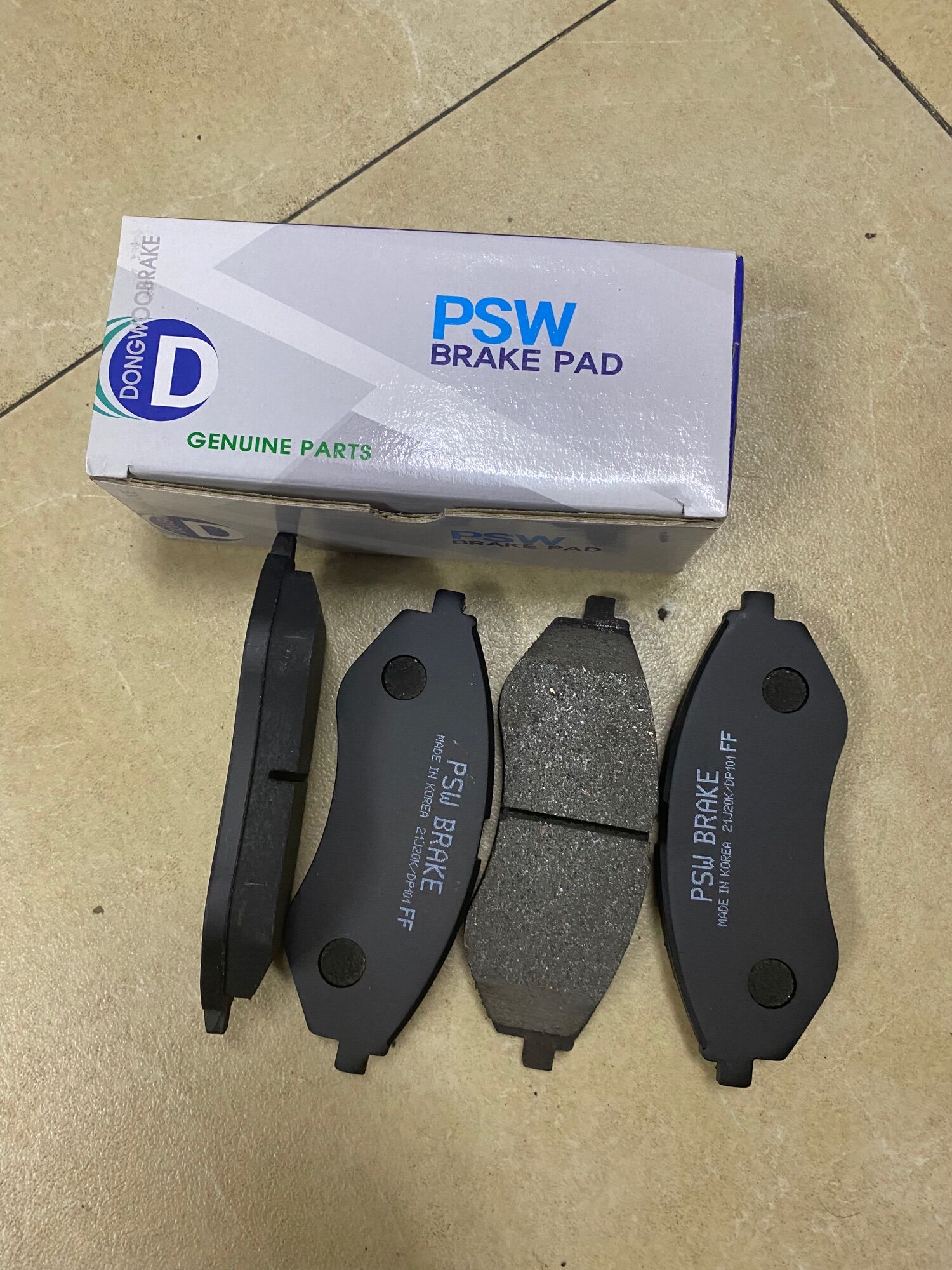 Má phanh trước Spark(Matiz 4) Gentra,Aveo Hàn quốc