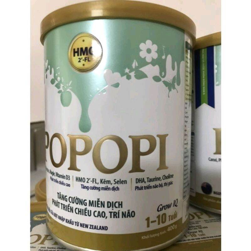 Sữa bột popopi grow iq cho bé 1-10 tuổi