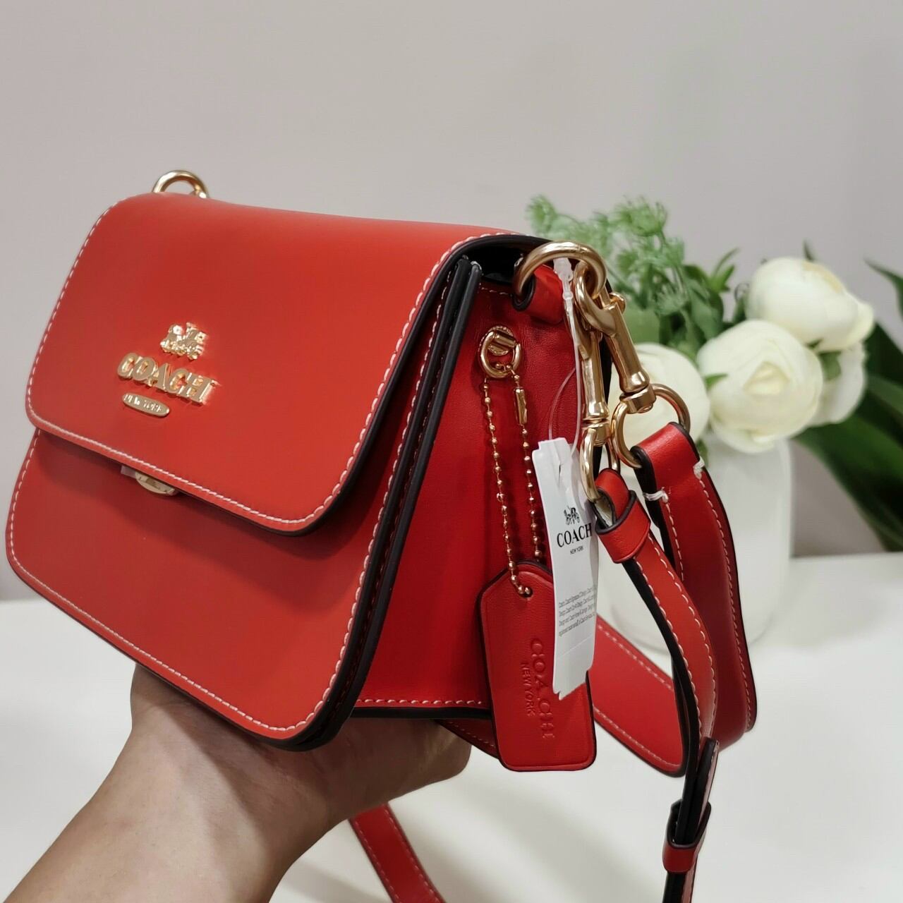 Coac.h Brynn Shoulder Bag da thật siêu sang chảnh