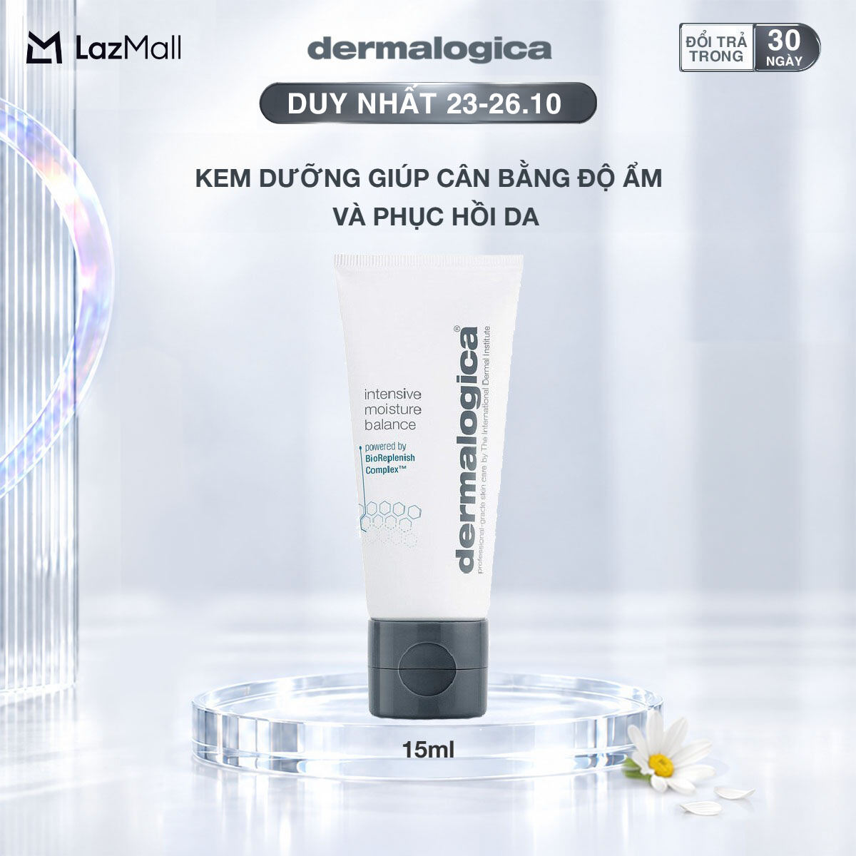Kem dưỡng giúp cân bằng độ ẩm và phục hồi da Dermalogica Intensive Moisture Balance 15ml