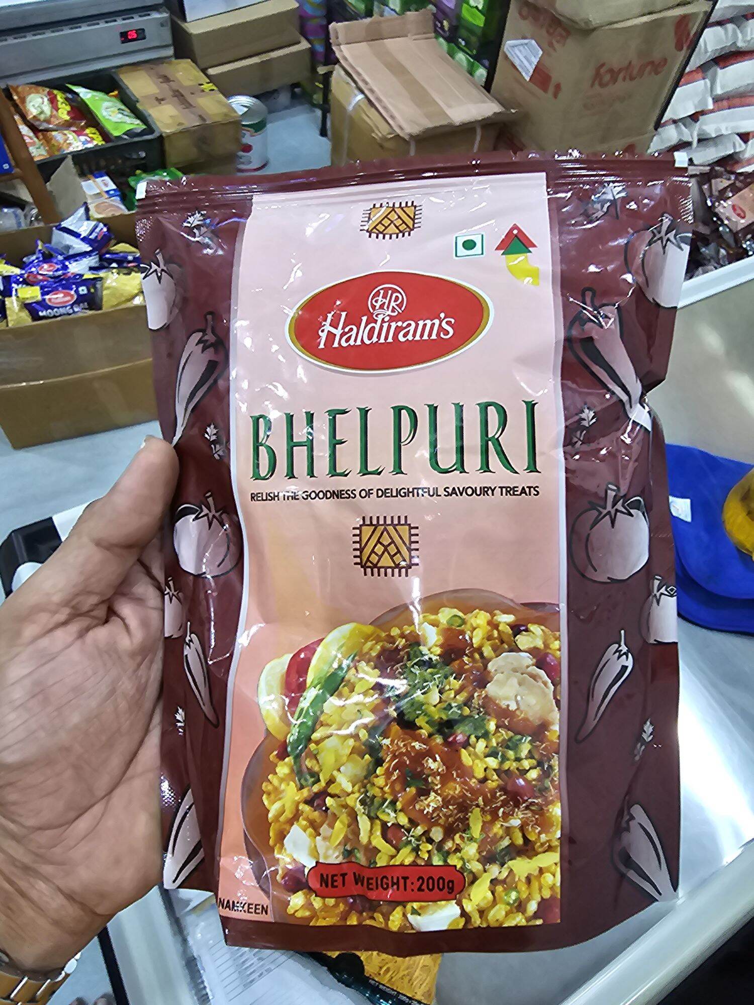 Haldiram's bhelpuri indian snack
