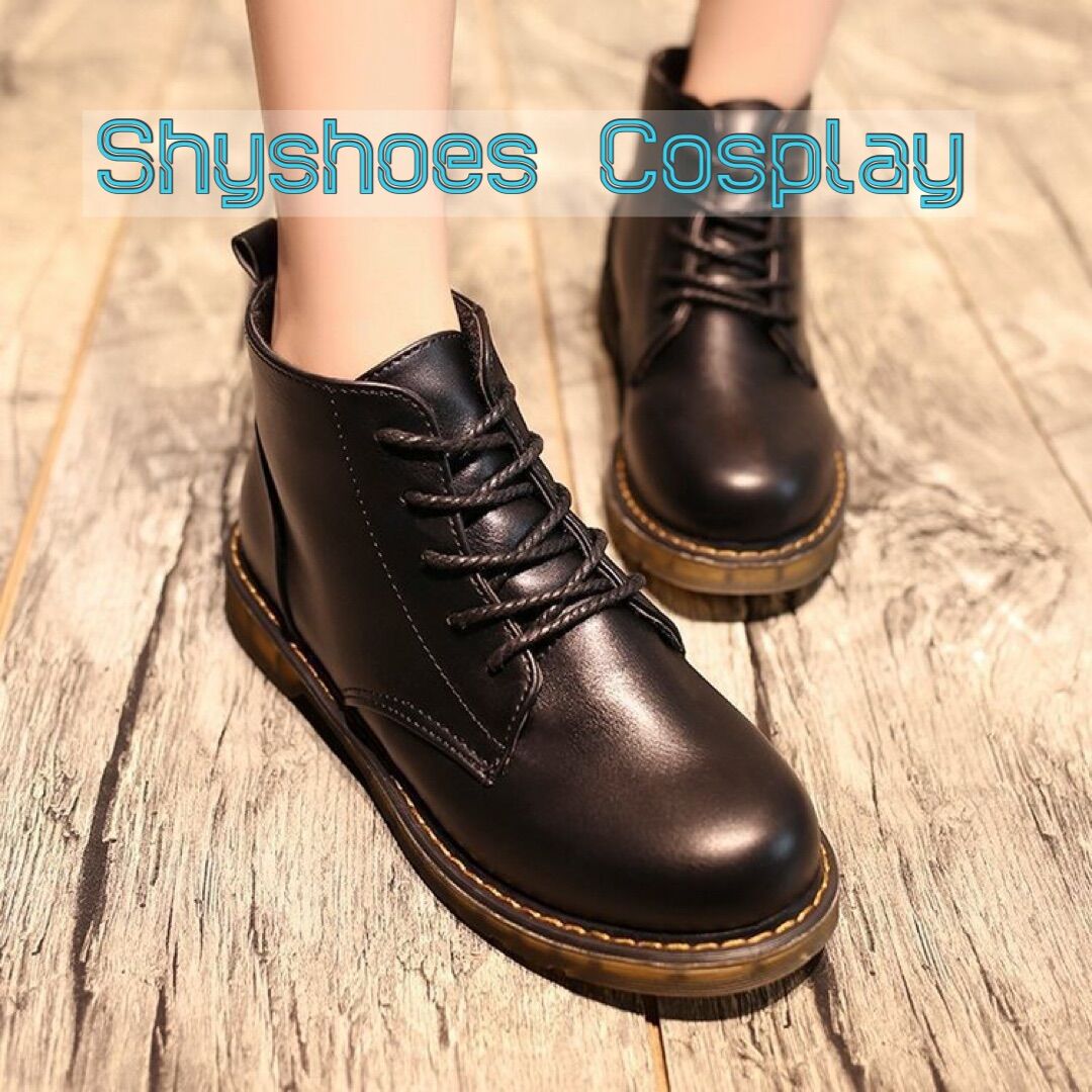Giày Boot Oxford Basic đế Dr 3cm phong cách cá tính