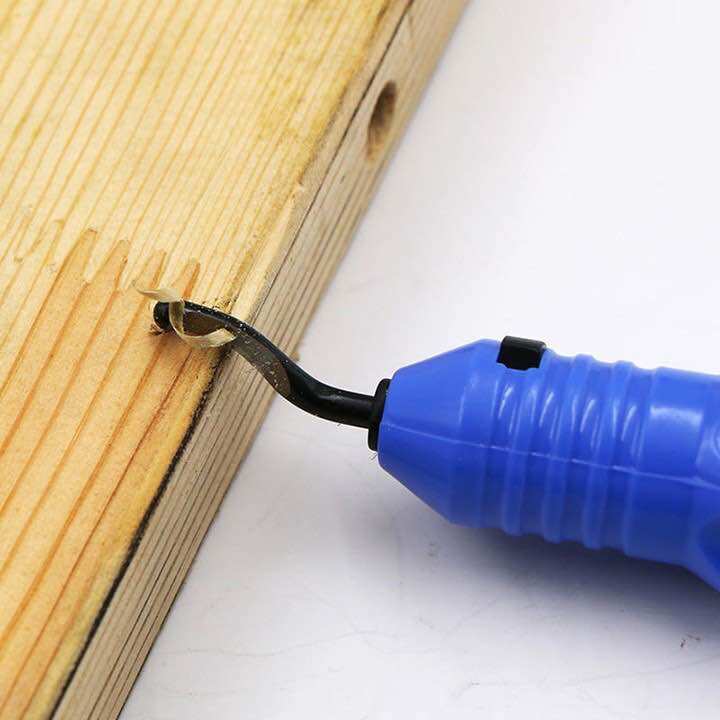 Dao gọt ba via kèm 10 lưỡi dự phòng gọt đa chất liệu