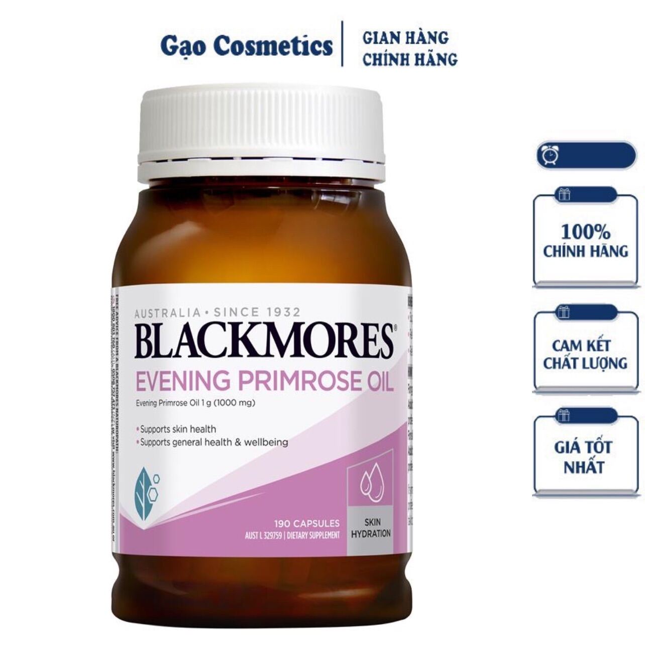 Hoa Anh Thảo Blackmores Tinh Dầu Cân Bằng Nội Tiết Tố Đẹp Da Evening