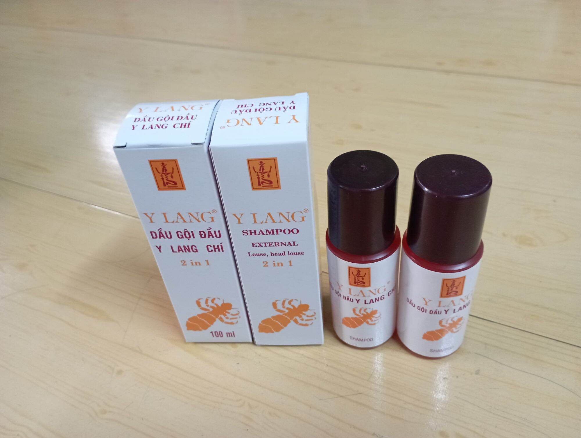 Combo 02 chai dầu gội trị chí (trị chấy) Y Lang