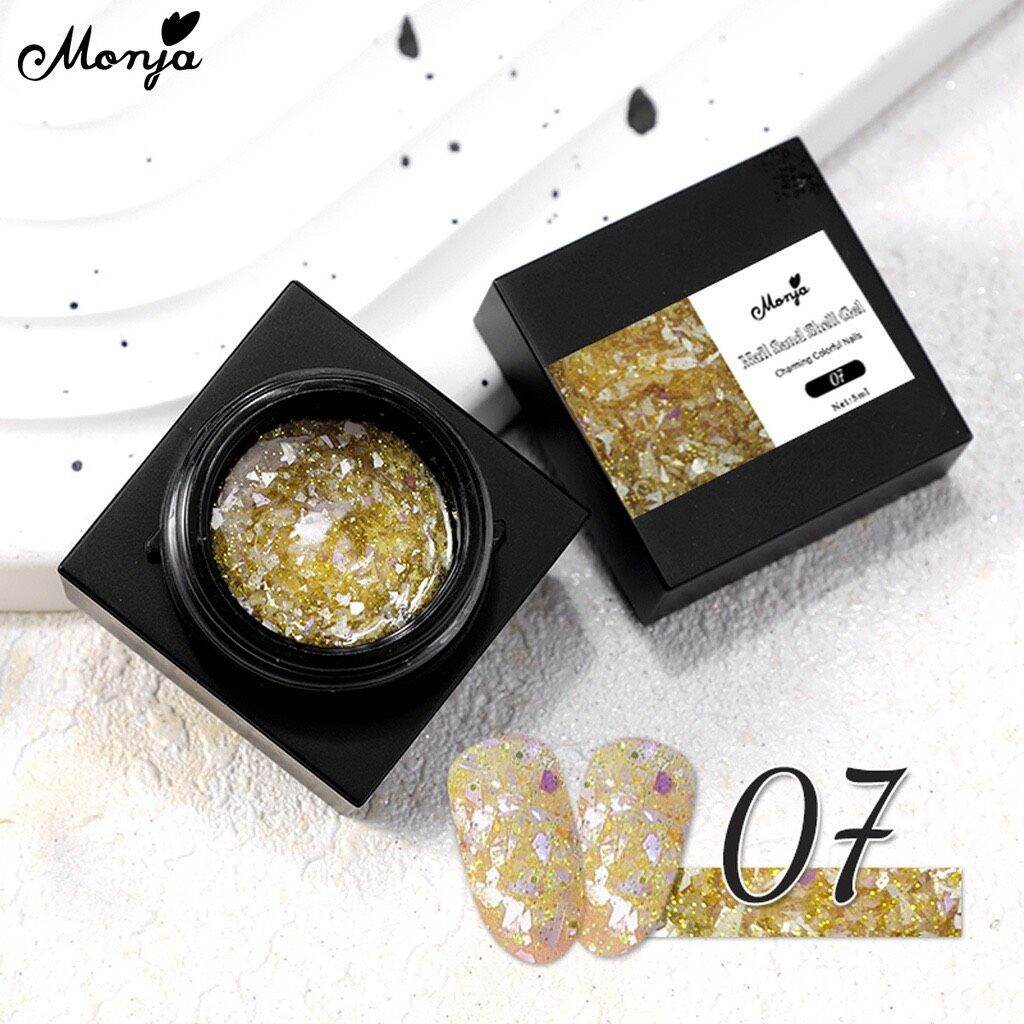 Gel nhũ mix xà cừ kim tuyến siêu hot nhiều màu hủ 5ml