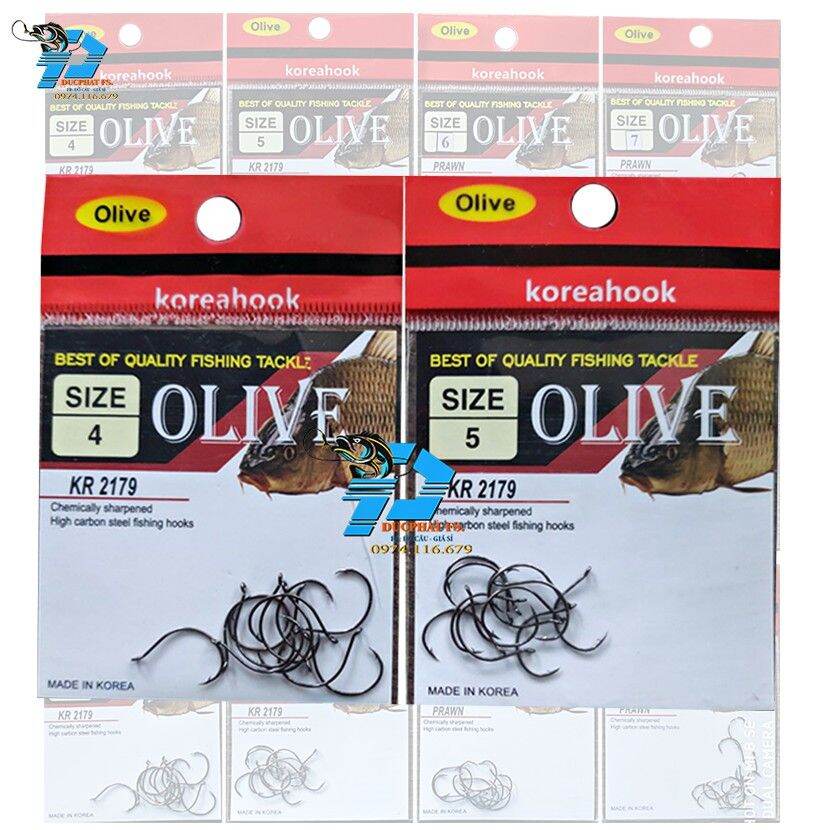 Lưỡi Câu Tôm Bịch Đầy Đủ Cá {Size 4-7}NGỌC AN VY 996