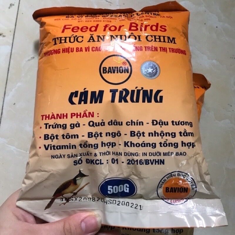 Cám trứng ba vì