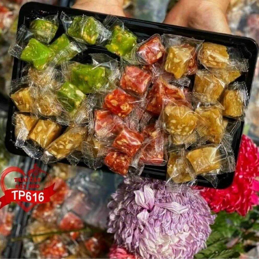Trái cây sấy dẻo dừa non mix 3 vị 500g