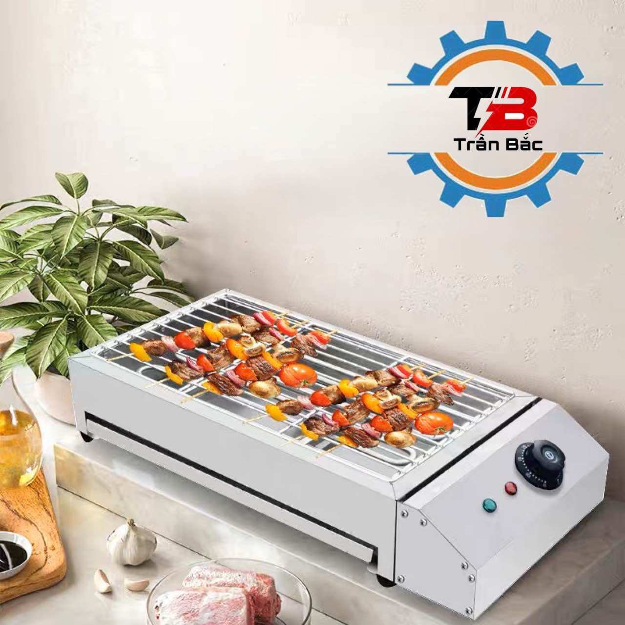 Bếp điện nướng hàu, bếp nướng hải sản bằng điện , thịt cá đa năng công suất lớn 2800W