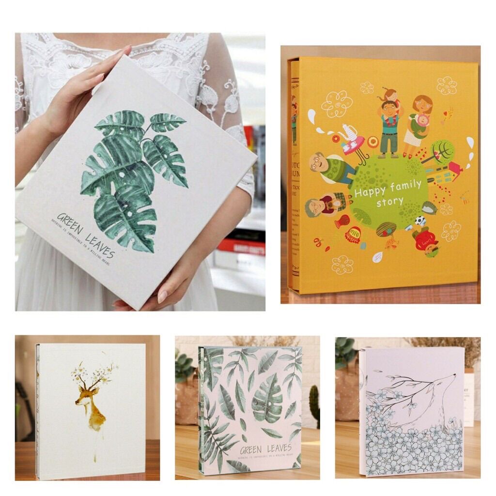 Album đựng ảnh 13x18 cao cấp kèm hộp đựng được 200 ảnh