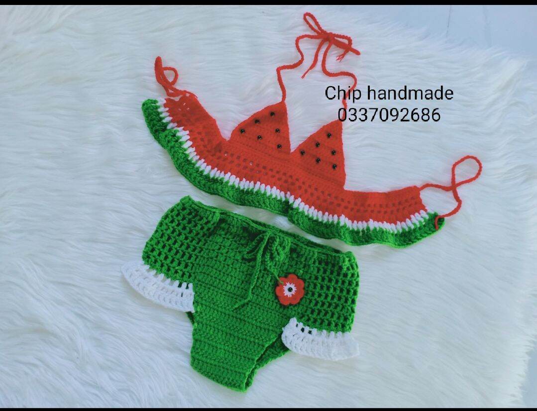Bikini, đồ bơi dưa hấu cho bé
