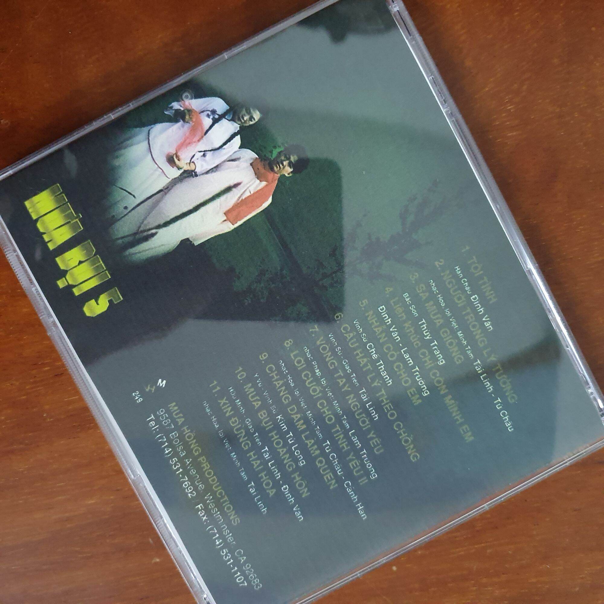 [MDCD] BỘ 8 ĐĨA CD MƯA BỤI