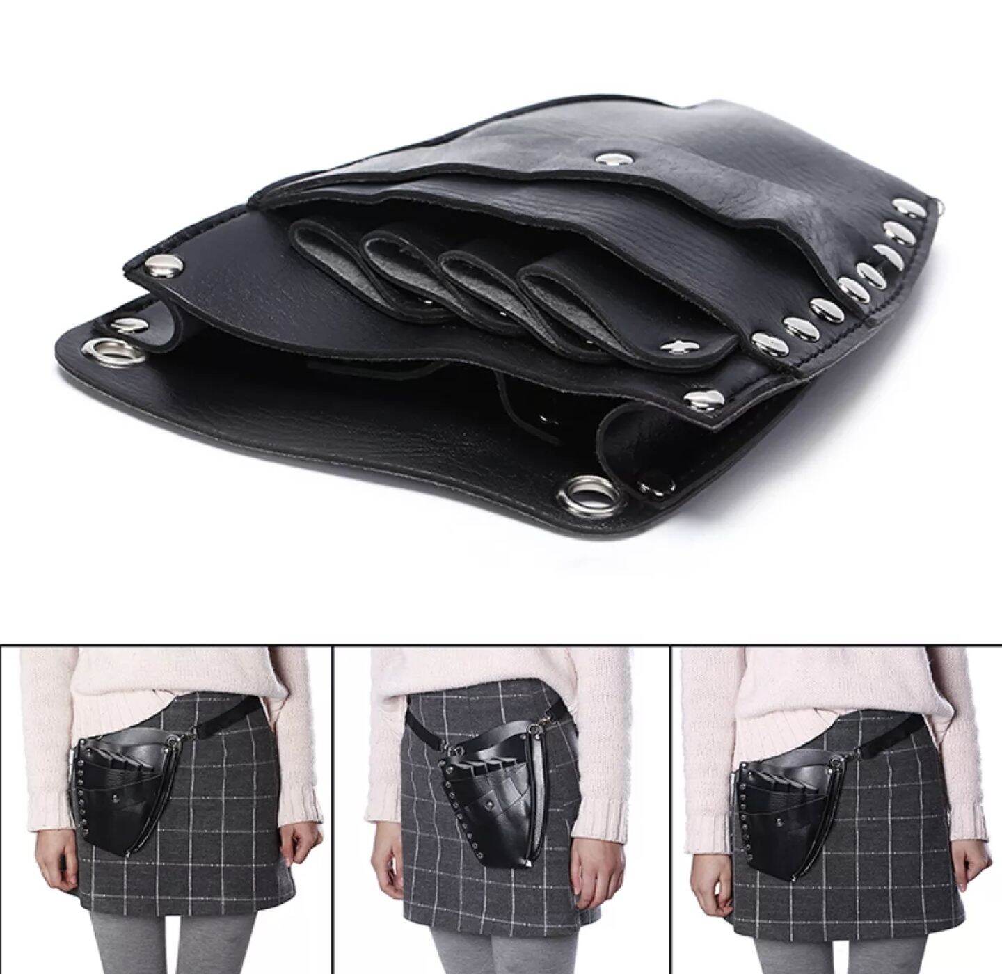 Túi Đựng Kéo Cắt Tóc Bằng Da PU, Túi Đựng Dụng cụ Làm Tóc T5