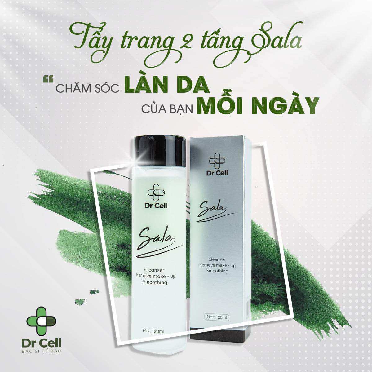 Tẩy Trang 2 Tầng Sala DR CELL 120ml