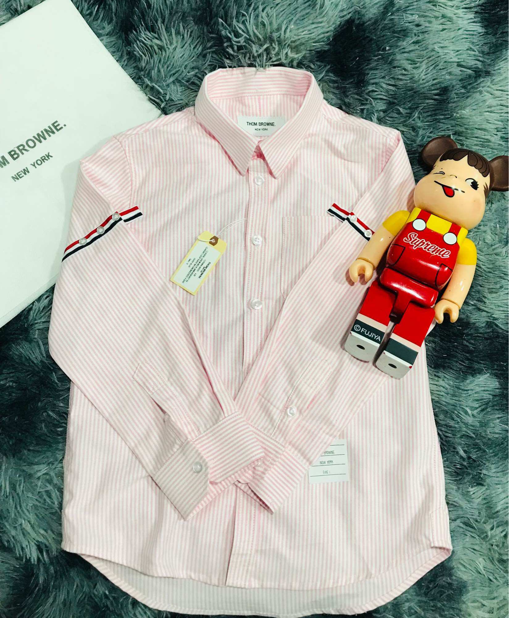 Áo sơ mi Thom brown Kisd, cao cấp