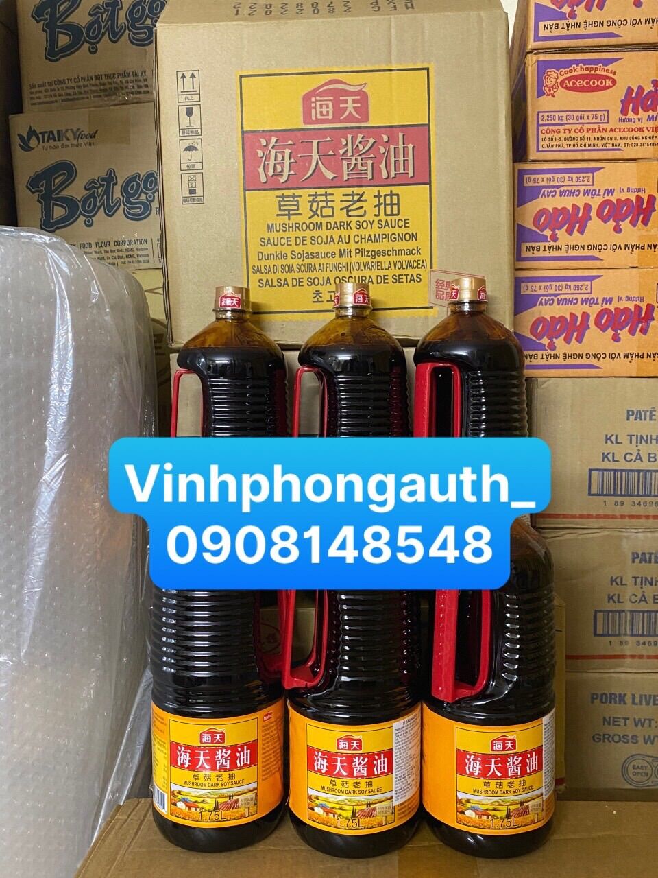 Hắc xì dầu hương nấm hải thiên haday 1.75l
