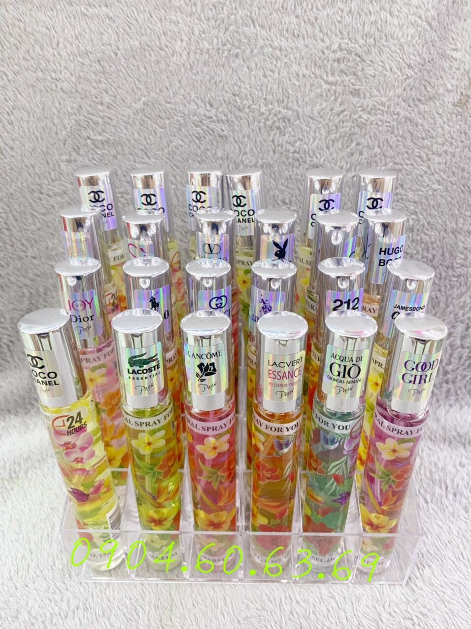 NƯỚC HOA CHIẾT Đủ hương 15ml Dạng Xịt