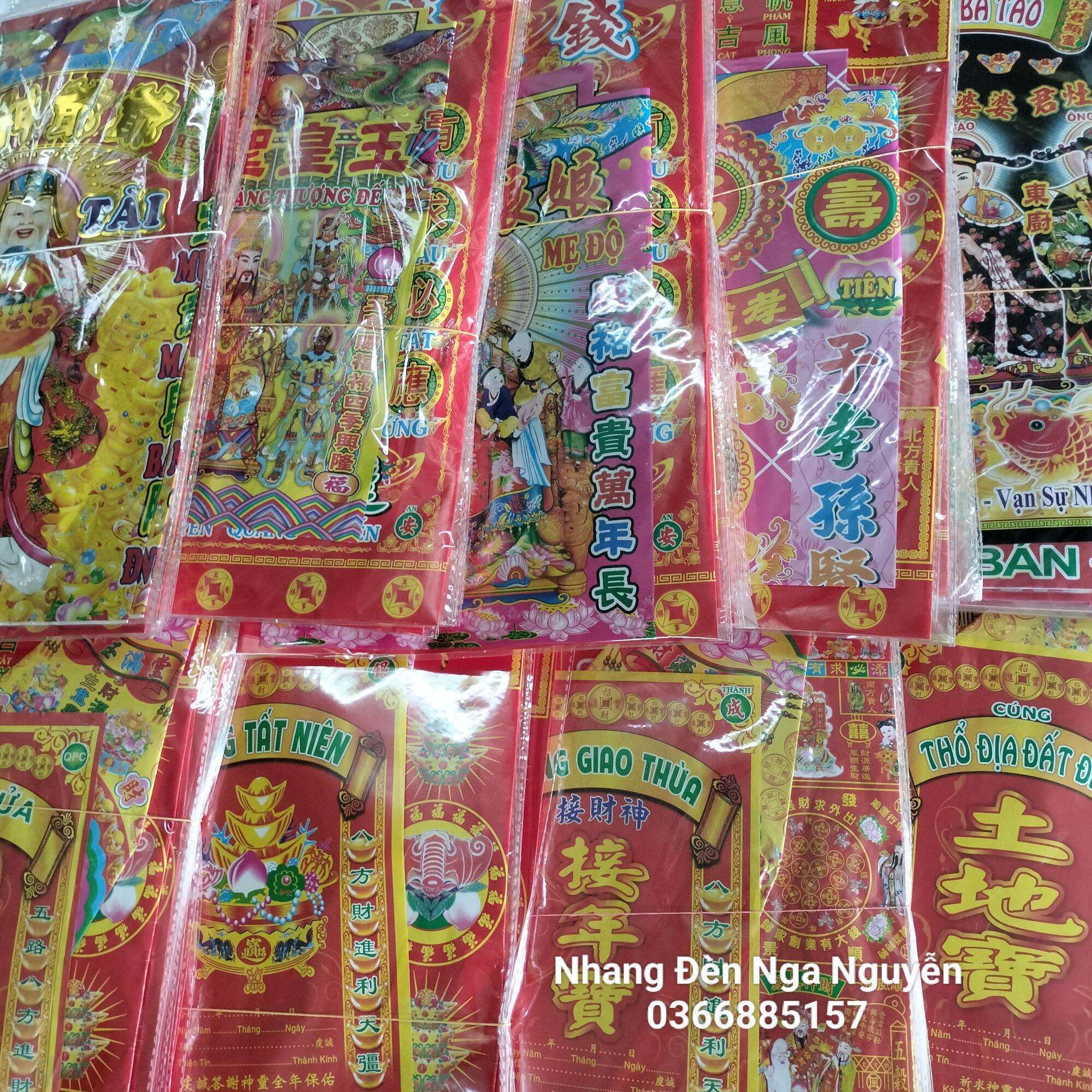 Bộ Giấy Cúng Giao Thừa lớn đẹp