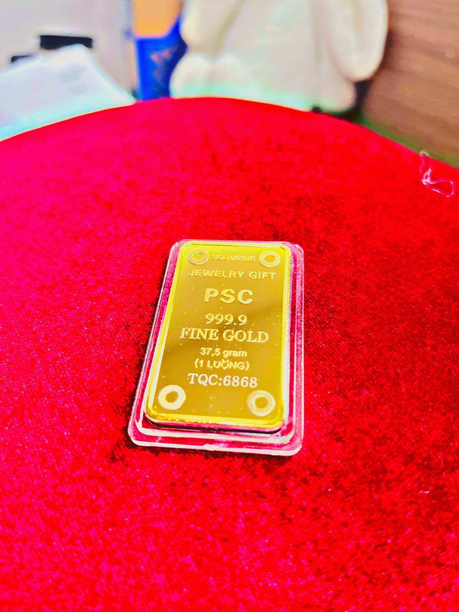 Vàng mieng 1 lượng 9999 đảm bảo màu vàng 24k