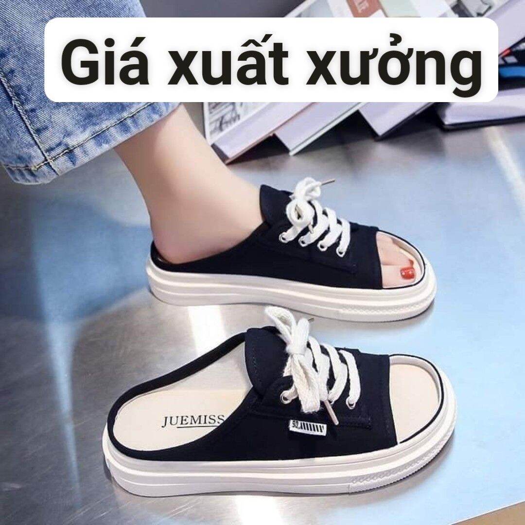 Dép Sục Hở Mũi đế bánh mỳ cao 3 phân hottrend 2022