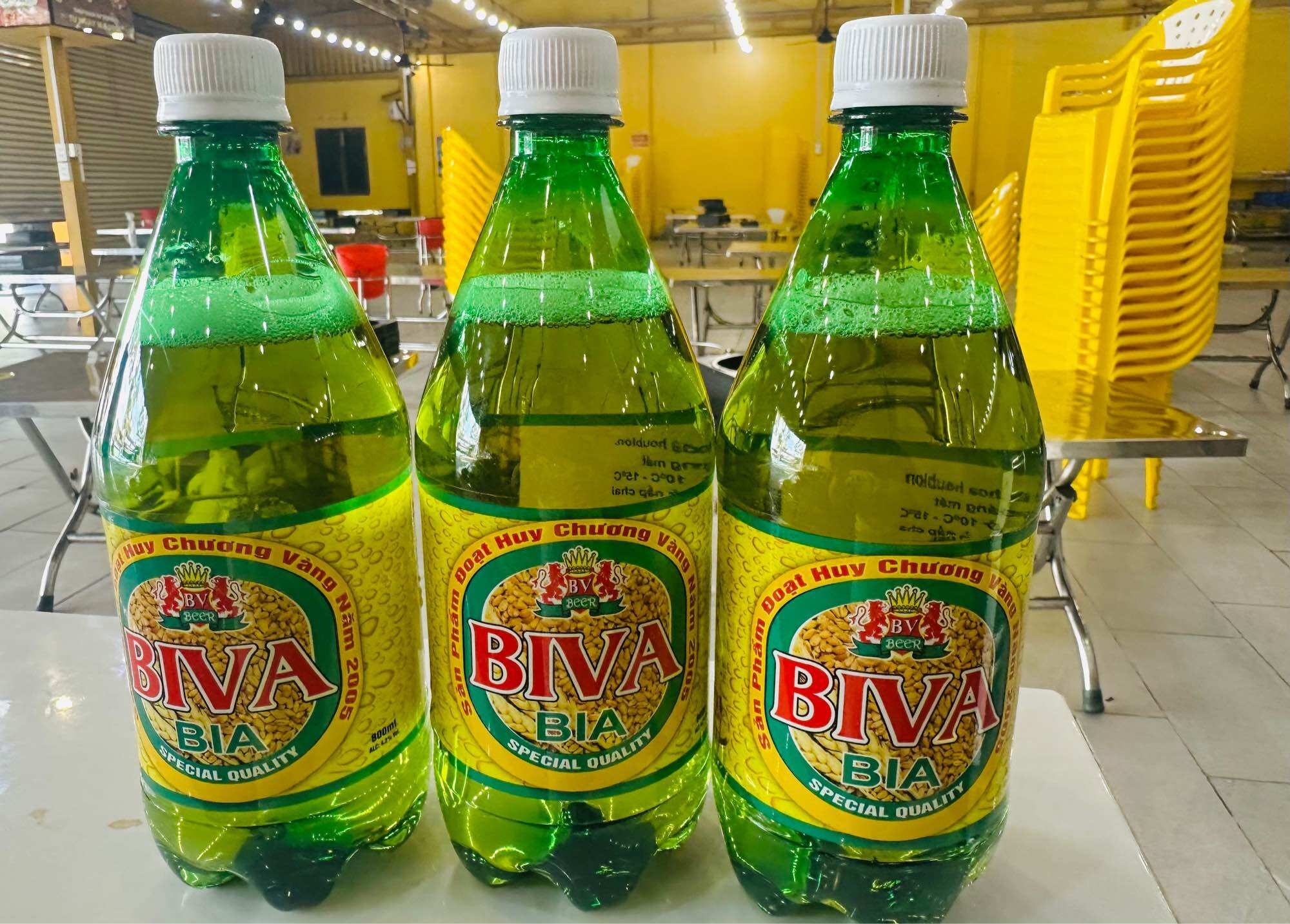 03 chai Bia tươi BIVA cao cấp 800ml - Vị ngon sảng khoái
