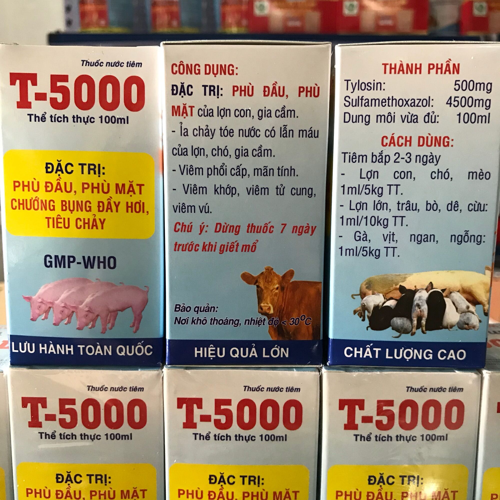 Sưng đầu phù mặt tiêu chảy 100ml
