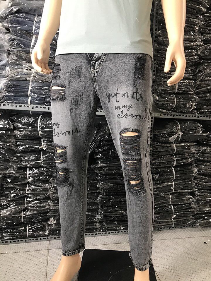 Quần baggy xám