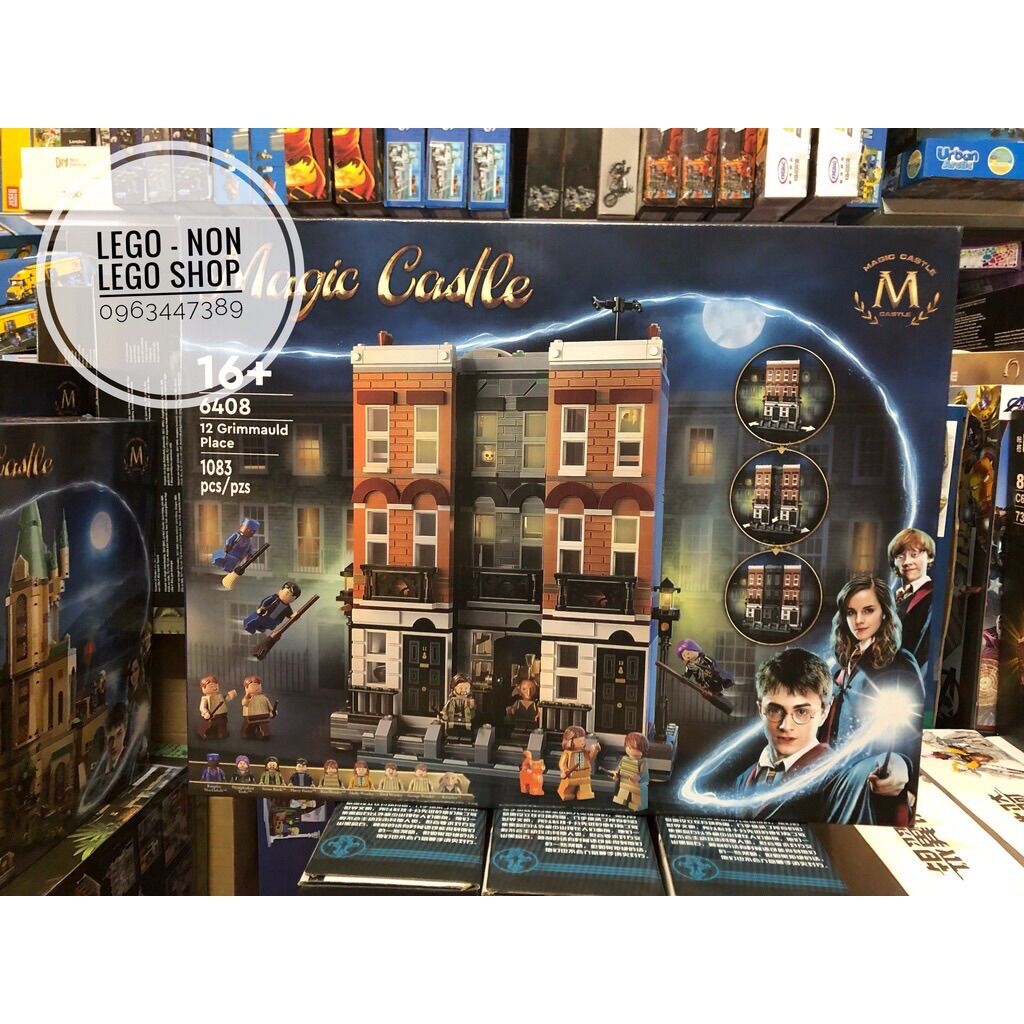 Xếp hình leji 6408 ( harry potter tòa nhà 12 grimmauld place 1083 mảnh )