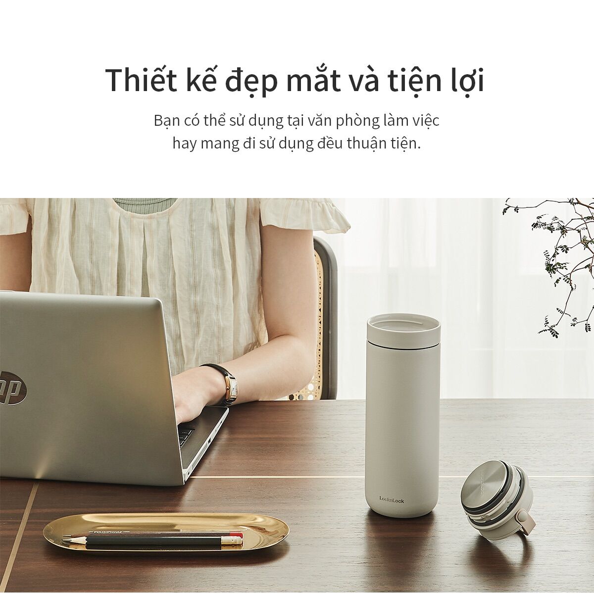 Bình giữ nhiệt Lock&Lock Metro Two Way 475ml - LHC4274 (3 màu)