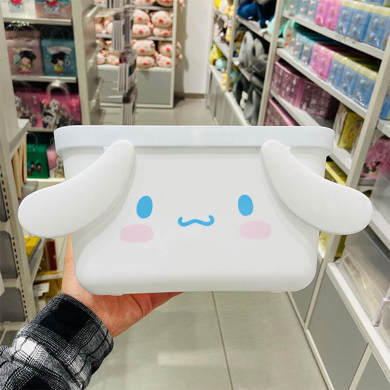 Giỏ xách sanrio giỏ để đồ lặt vặt mặt bàn phòng ngủ trong nhà bằng nhựa hello kitty melody hoạt hình đáng yêu