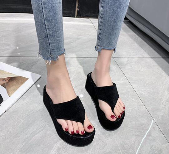 Dép kẹp đế xuồng nhung 7f