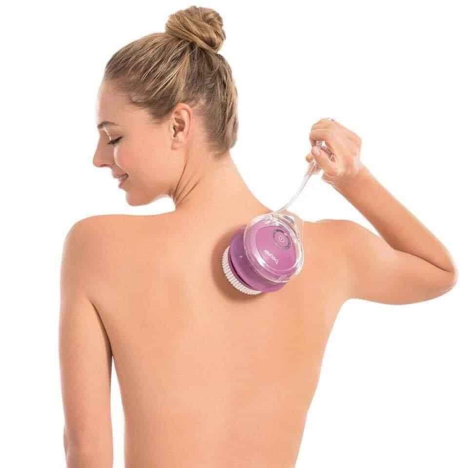 Máy tắm Beurer FC 55 Body Brush; Hàng Đức; Làm giảm mụn lưng; 2 đầu cọ; pin chạy 60p