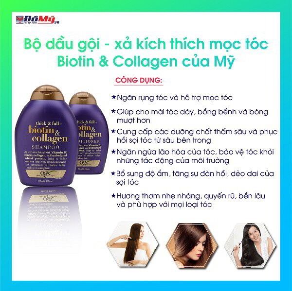 DẦU GỘI XẢ  BIOTIN COLLAGEN TÍM ( Chính Hãng )
