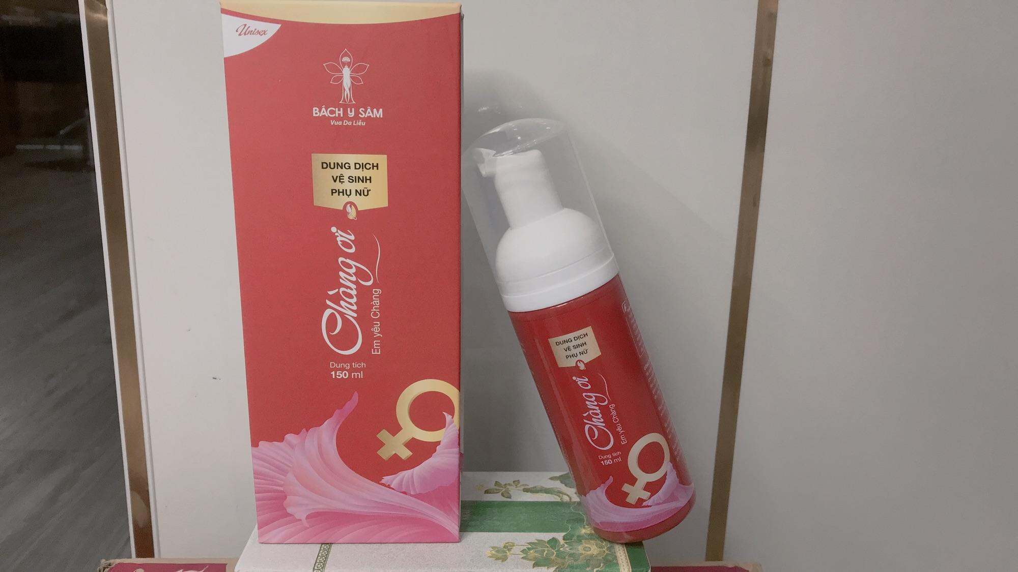 DUNG DỊCH VỆ SINH PHỤ NỮ CHÀNG ƠI BẠCH LINH BÁCH Y SÂM NHẤT MỘC HƯƠNG  bl33[150 mL ]Dạng Bọt