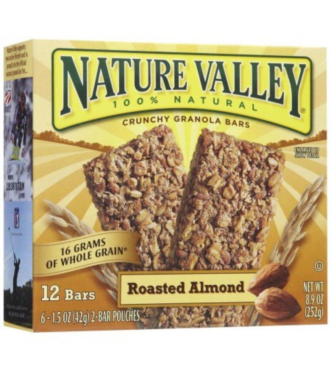 Ngũ cốc Nature valley roasted almond 253g/hộp của Mỹ