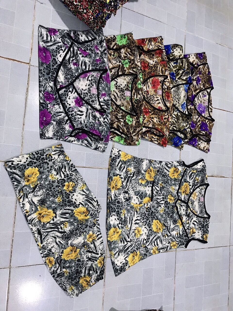Bộ thun lạnh trung niên Đại cô ( size 65-85kg)
