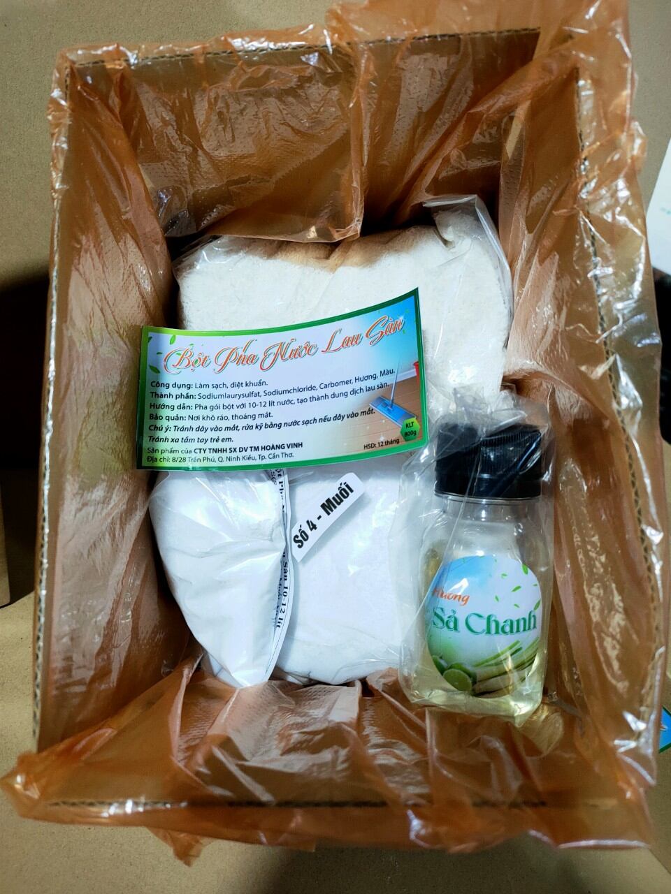 Bột pha nước lau sàn 12L