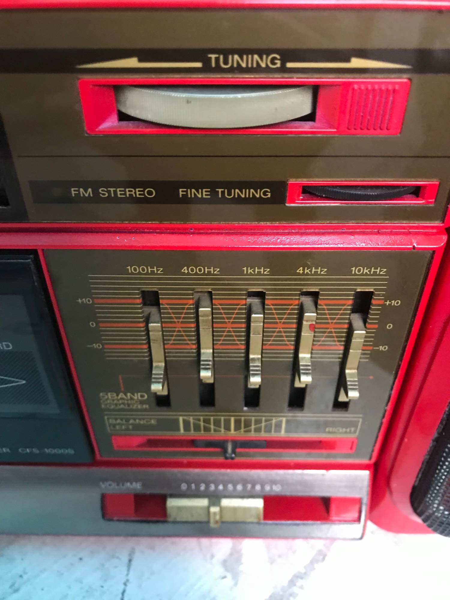 Radio Casette SONY CFS 1000S