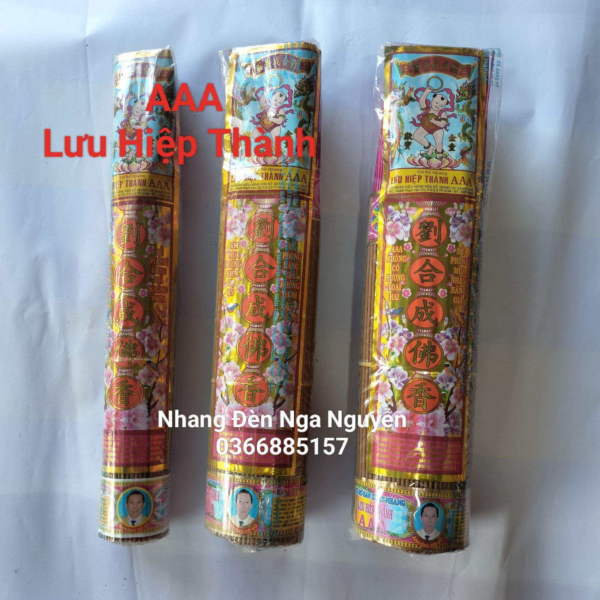 Nhang thơm trầm AAA Lưu Hiệp Thành 4 tấc