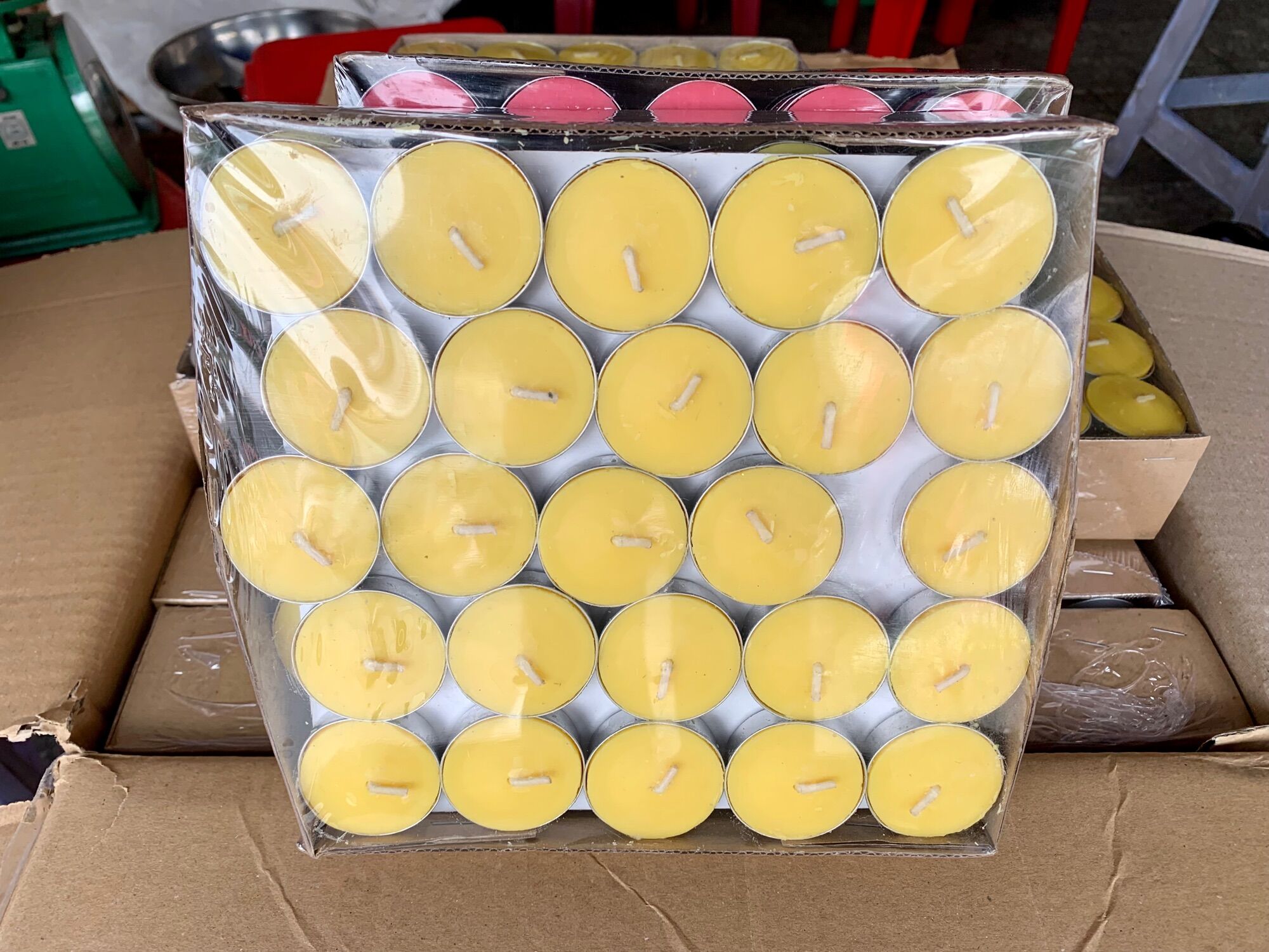 Đèn cầy Nến tealight 100viên đốt 2h ít khói