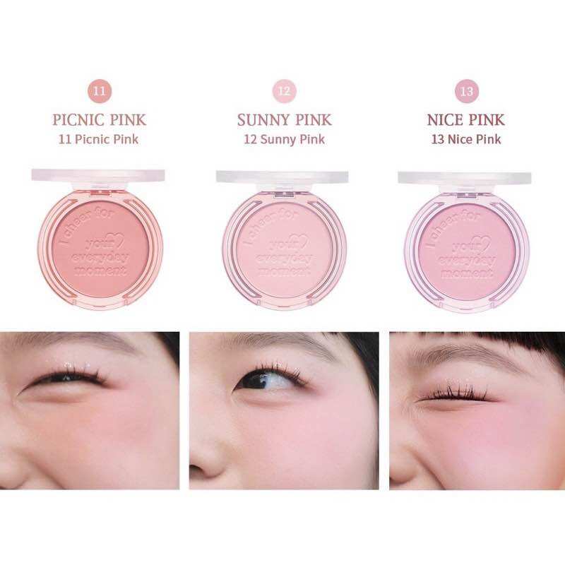 Má hồng PERIPERA PURE BLUSHED SUNSHINE CHEEK