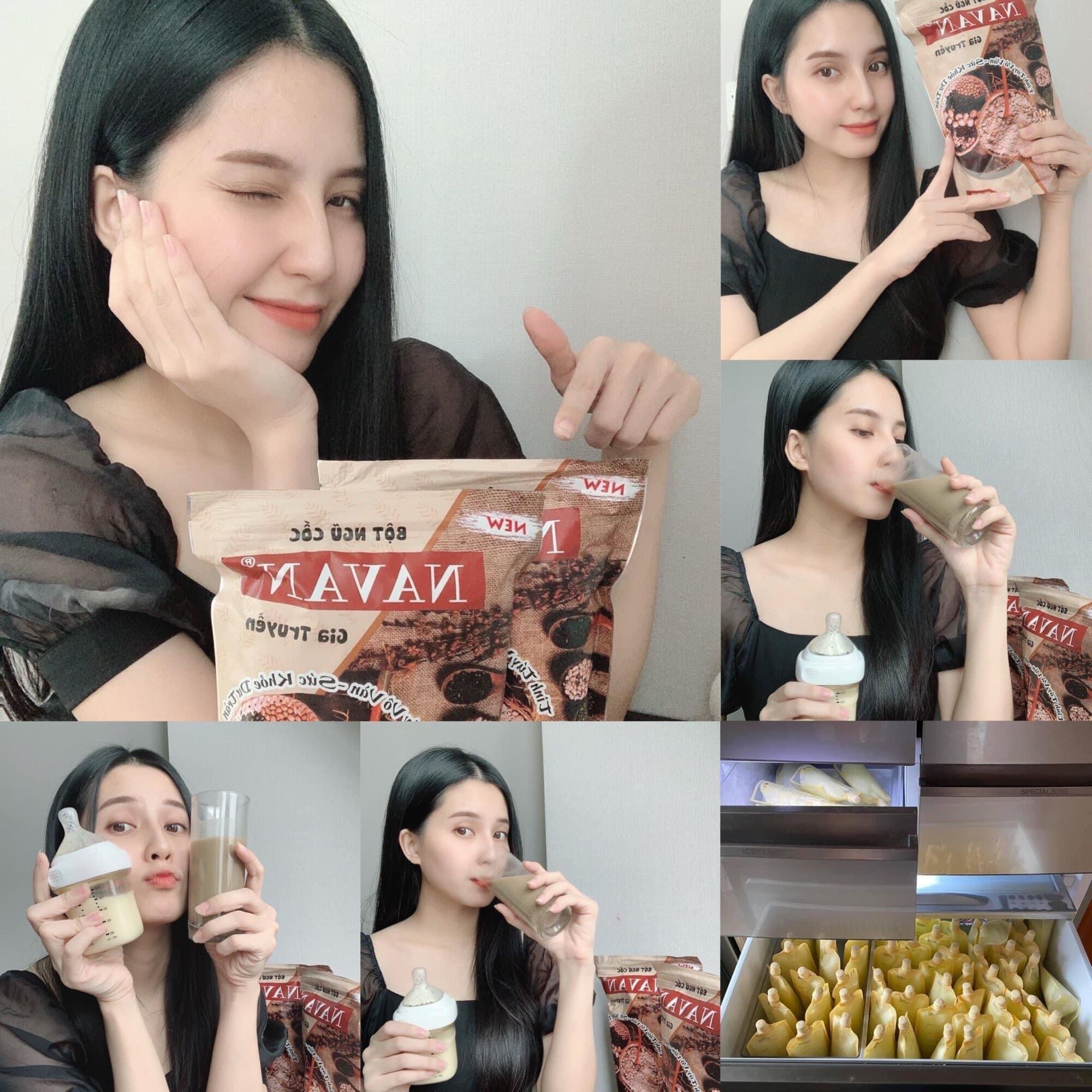 COMBO 1 LON 500gr + 1 TÚI 800Gr