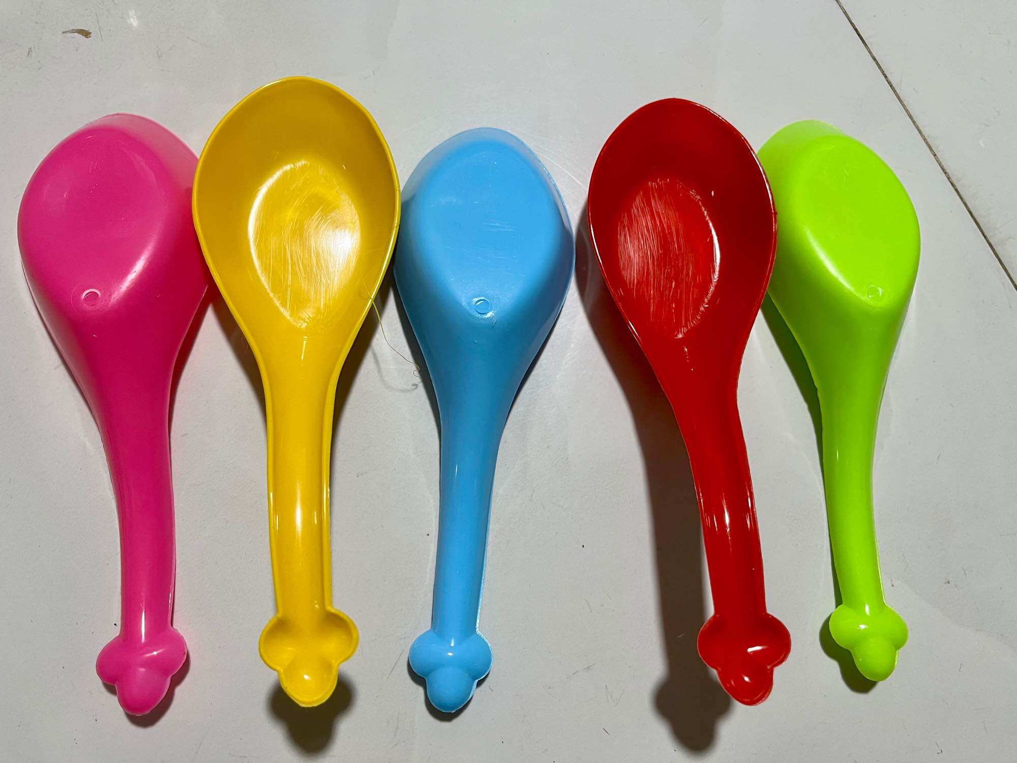 📍Set 10 Vá Nhựa Múc Cơm, Canh Nhiều Màu (Dài 20cm)