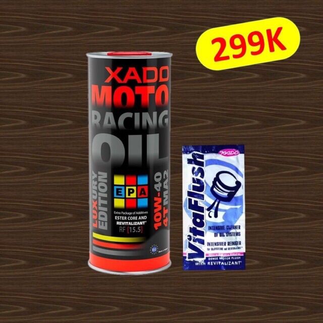 1 lít nhớt xado racing tặng xúc động cơ xado
