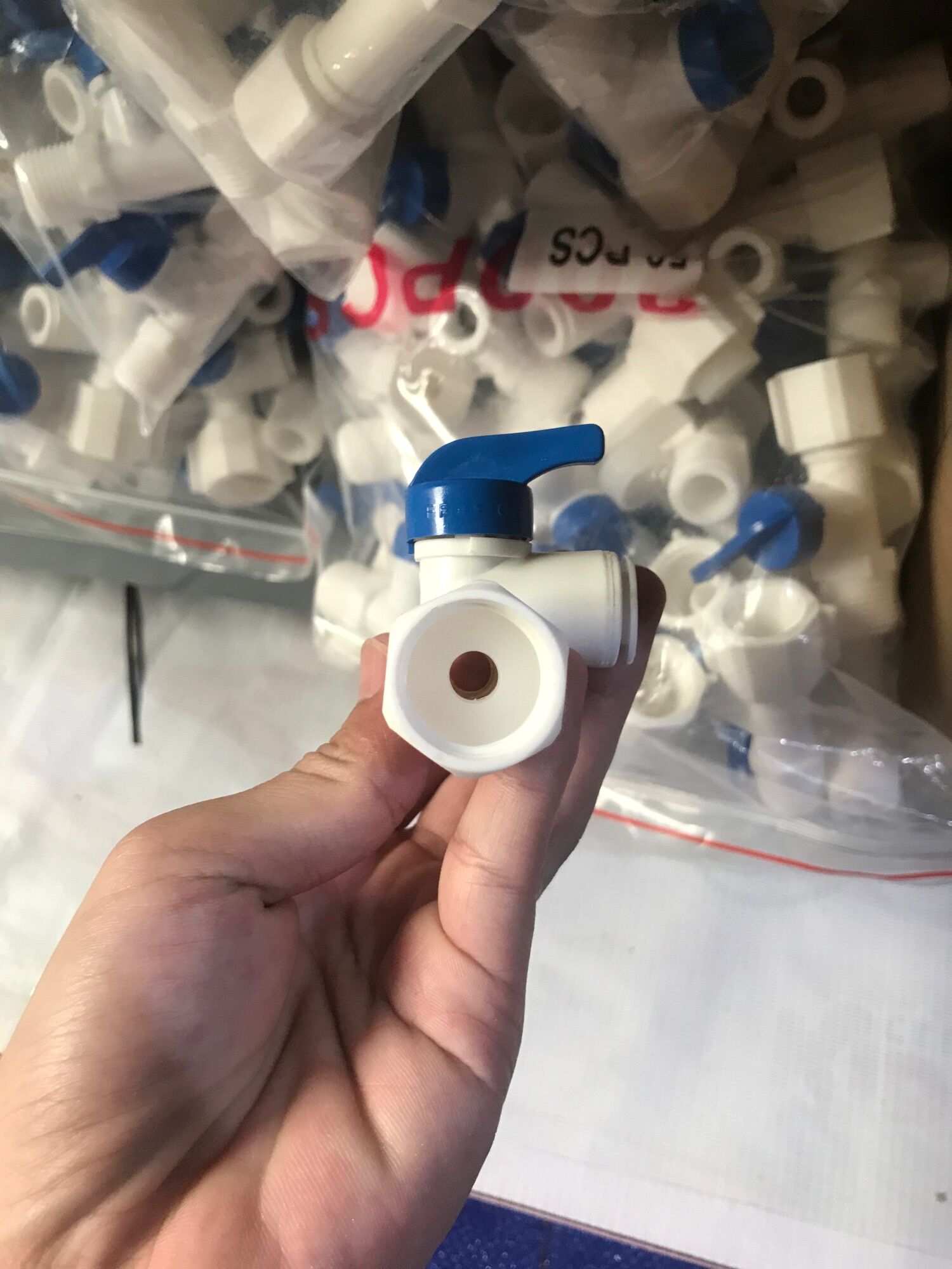 Khẩu chia máy lọc nước dây 10