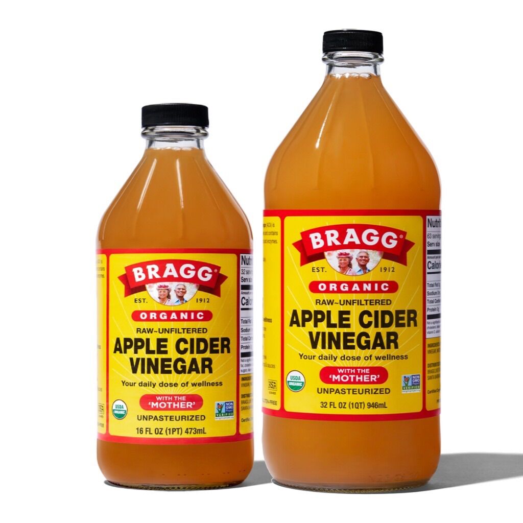 Giấm táo hữu cơ bragg 473ml-946ml