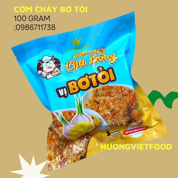 Cơm cháy chà bông Vị Bơ Tỏi 100gram